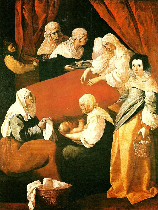 Francisco de Zurbaran birth of the virgin Sweden oil painting art